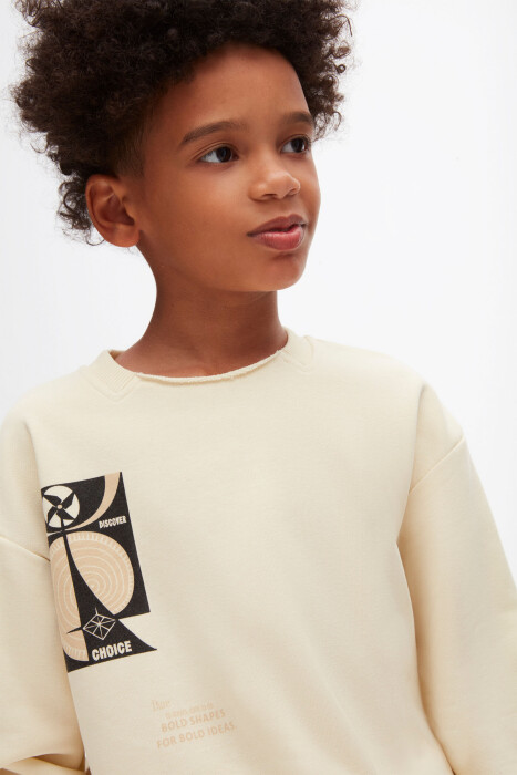 Erkek Çocuk Sweatshirt 8-14 Yaş 47303 - 3