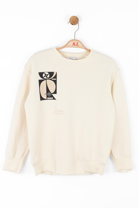 Erkek Çocuk Sweatshirt 8-14 Yaş 47303 - 5