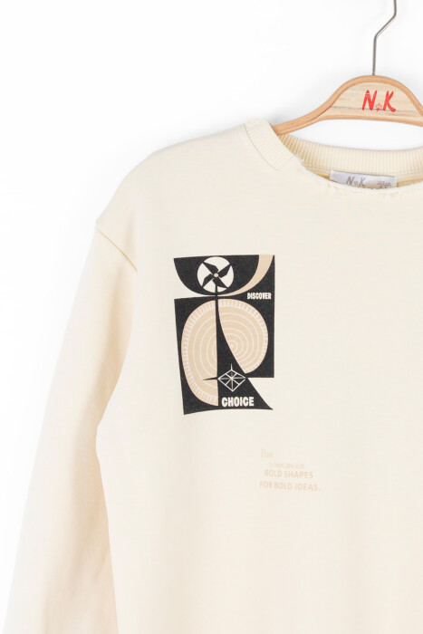 Erkek Çocuk Sweatshirt 8-14 Yaş 47303 - 6