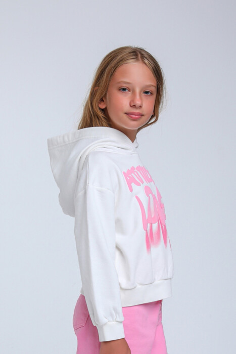 Kız Çocuk Sweatshirt 5-9 Yaş 35848 - 2