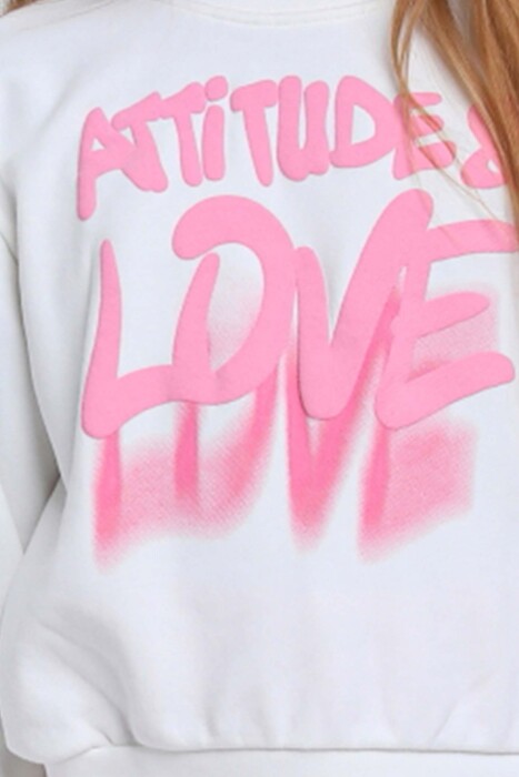 Kız Çocuk Sweatshirt 5-9 Yaş 35848 - 3