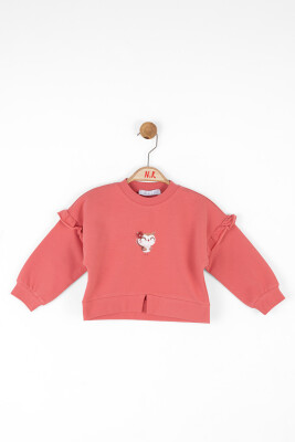 Kız Çocuk Sweatshirt 9aY-4 Yaş 37622 