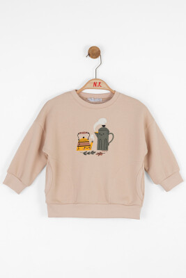 Kız Çocuk Sweatshirt 9aY-4 Yaş 37601 