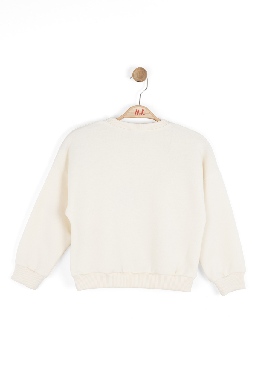 Kız Çocuk Sweatşirt 4-8 Yaş 39502 - 5