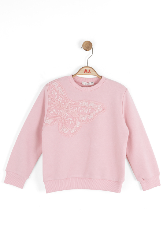 Kız Çocuk Sweatşirt 4-8 Yaş 39505 - 2