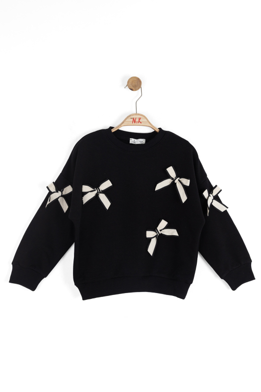 Kız Çocuk Sweatşirt 4-8 Yaş 39508 