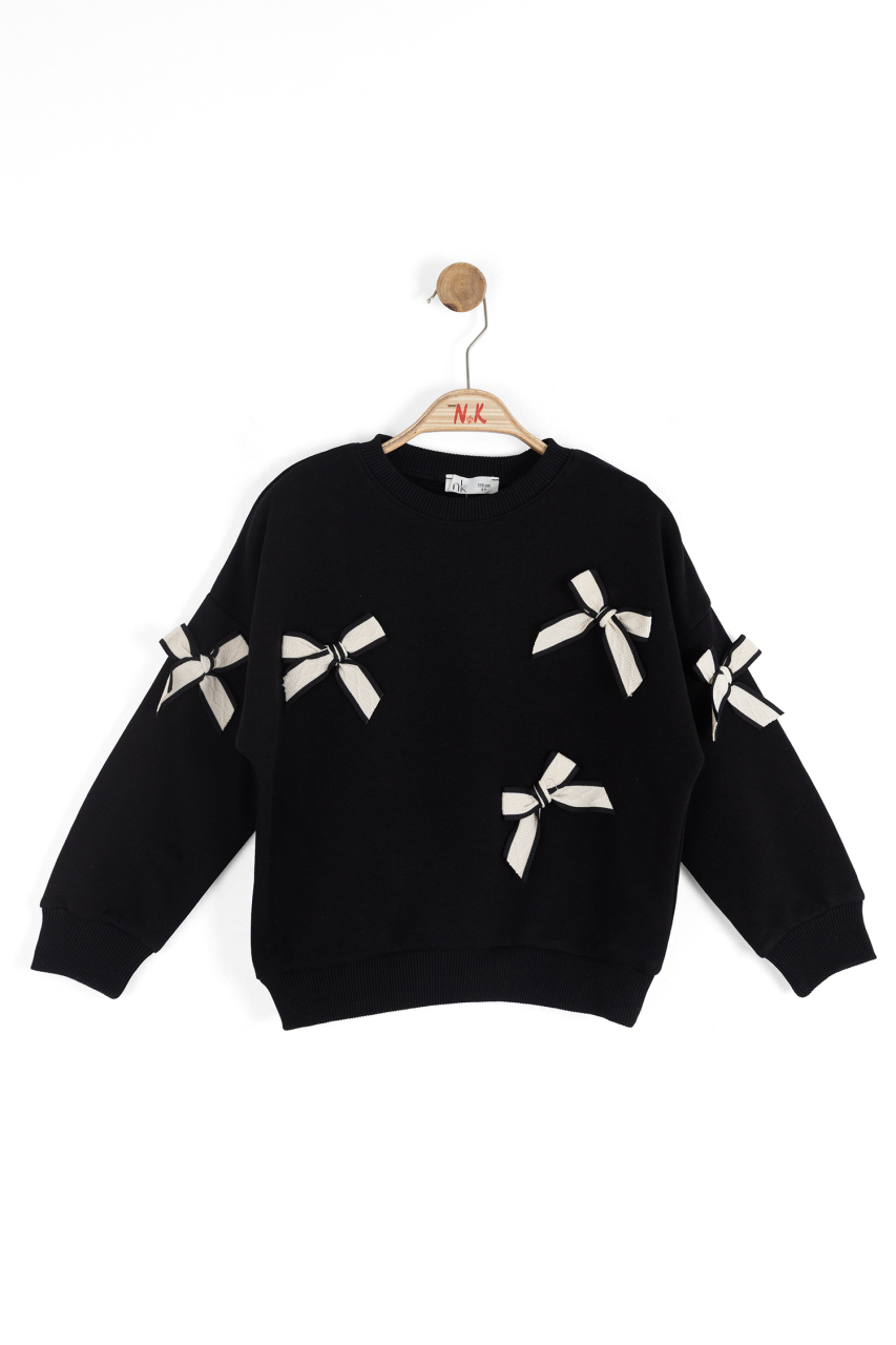 Kız Çocuk Sweatşirt 4-8 Yaş 39508 - 1