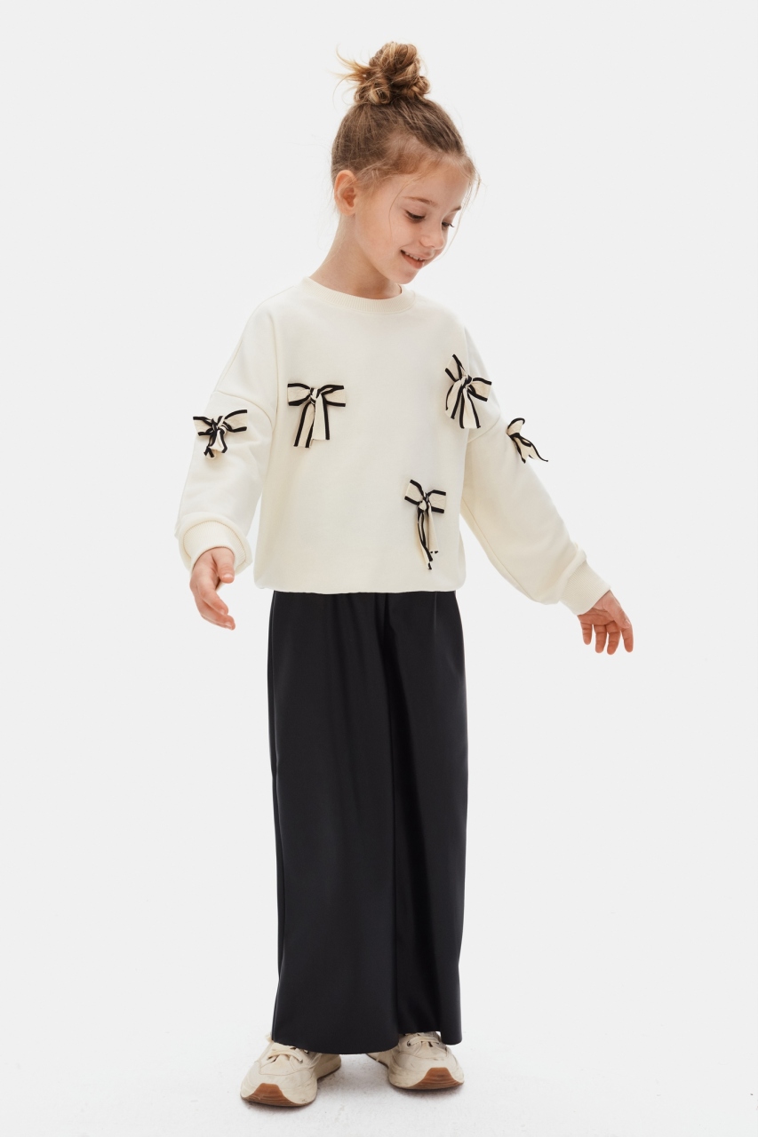Kız Çocuk Sweatşirt 4-8 Yaş 39508 - 5