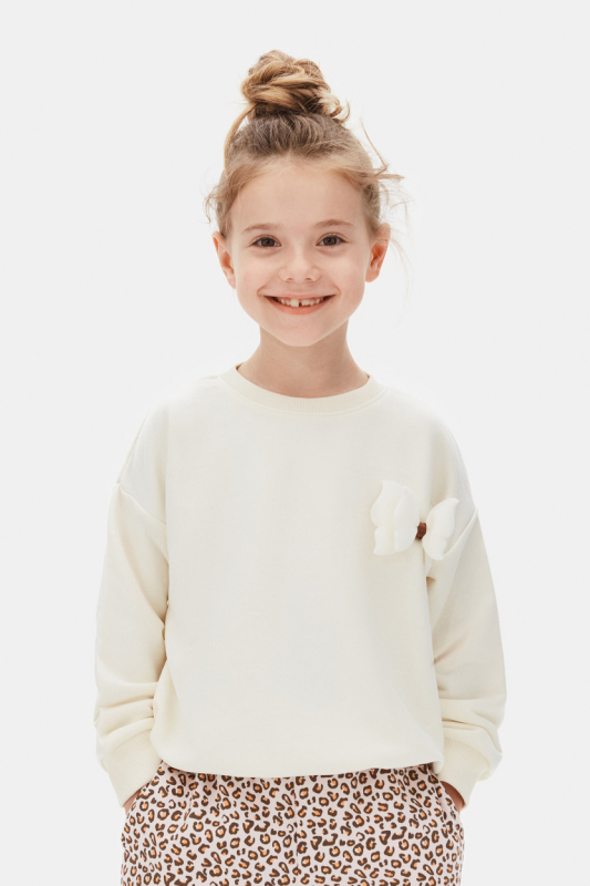 Kız Çocuk Sweatşirt 4-8 Yaş 39515 - 1
