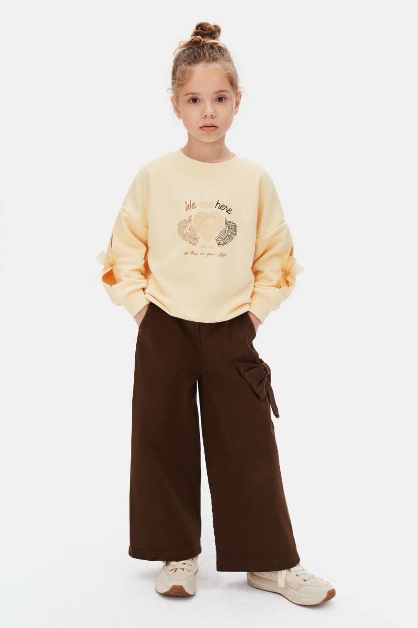 Kız Çocuk Sweatşirt 4-8 Yaş 39517 - 6