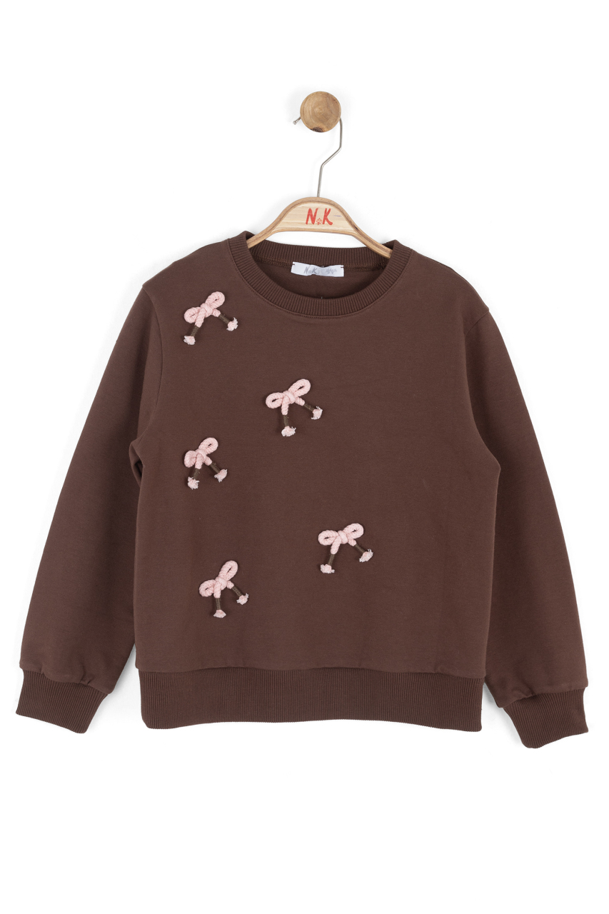 Kız Çocuk Sweatşirt 4-8 Yaş 39518 - 2
