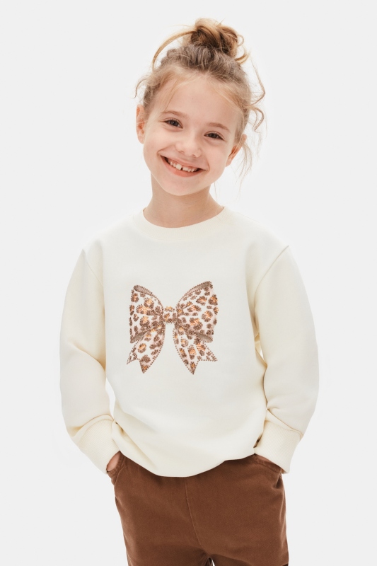 Kız Çocuk Sweatşirt 4-8 Yaş 39530 - 1