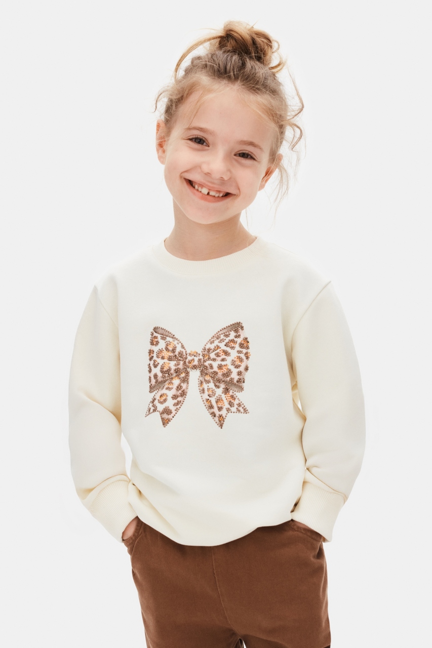 Kız Çocuk Sweatşirt 4-8 Yaş 39530 - 1