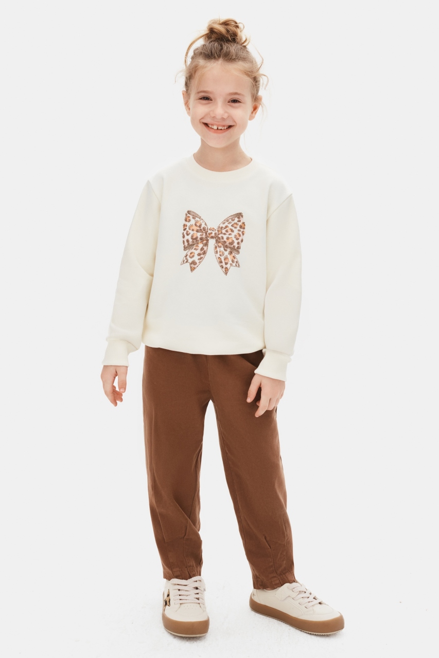 Kız Çocuk Sweatşirt 4-8 Yaş 39530 - 5