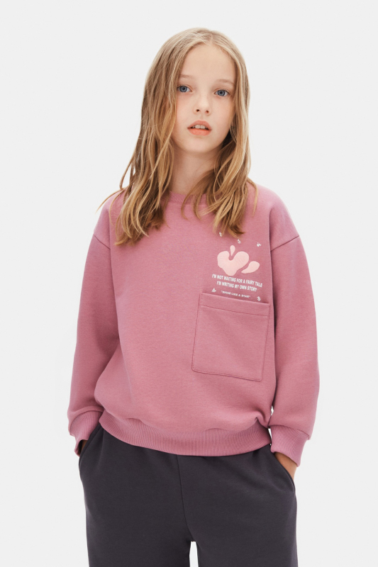 Kız Çocuk Sweatşirt 8-14 Yaş 39322 