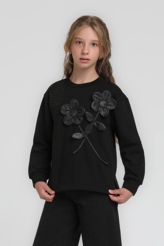 Kız Çocuk Sweatşirt 5-9 Yaş 36076 