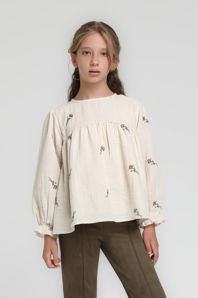 Kız Çocuk Sweatshirt 5-9 Yaş 35860 - 1