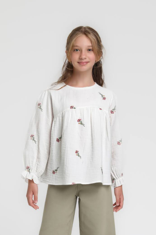 Kız Çocuk Sweatshirt 5-9 Yaş 35860 