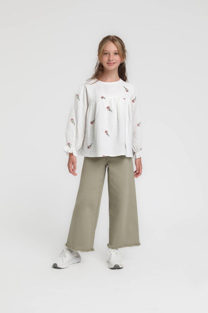 Kız Çocuk Sweatshirt 5-9 Yaş 35860 - 2
