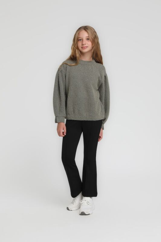 Kız Çocuk Sweatshirt 5-9 Yaş 35840 - 2