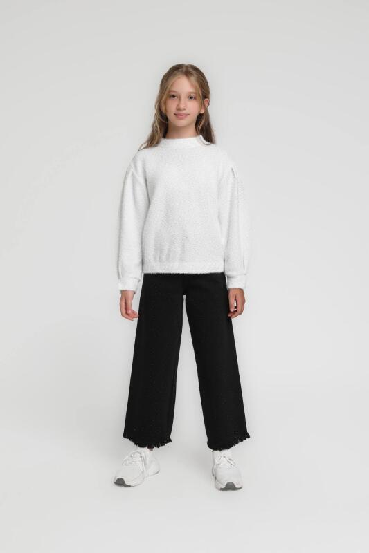 Kız Çocuk Sweatshirt 10-14 Yaş 35840 - 2