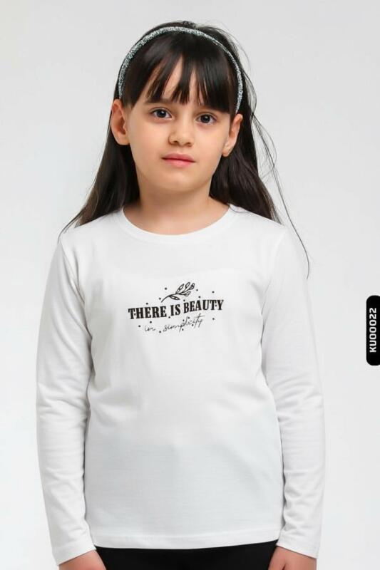 Kız Çocuk Sweatshirt 8-14 Yaş 39329 - 1