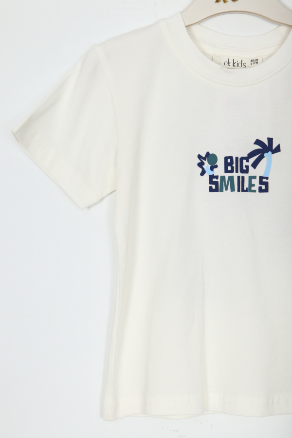 Kız Çocuk T-shirt 9Ay-4Yaş 48622 İndigo - 2