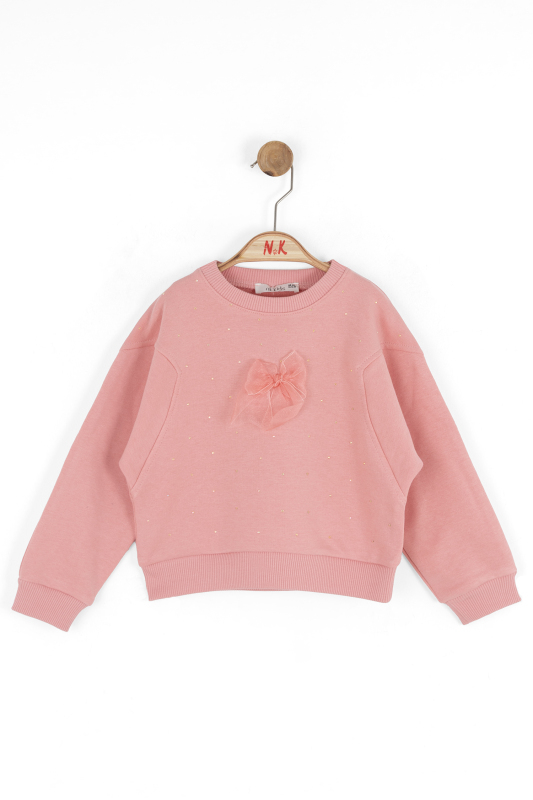 Kız Çocuk Sweatşirt 9 Ay -4 Yaş 39600 Coral - NK KİDS