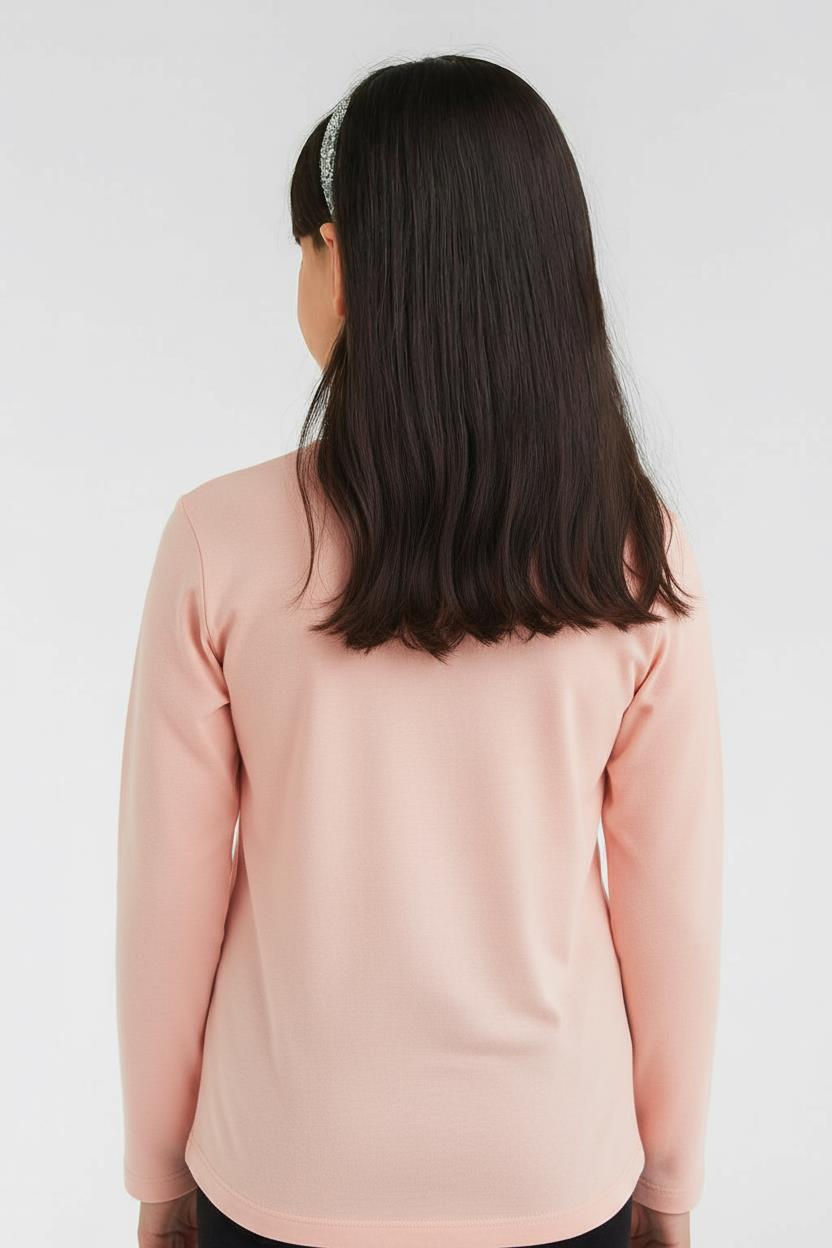 Kız Çocuk Sweatşirt 1-4 Yaş 39613 Coral - 2