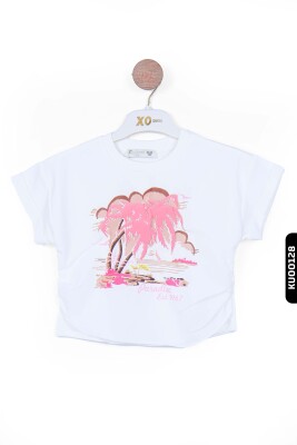 Kız Çocuk Tişört 1-5 Yaş 35791 Pembe - 2