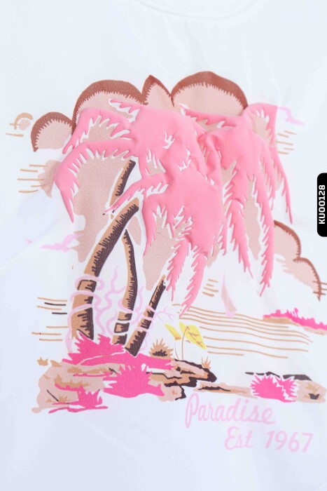 Kız Çocuk Tişört 1-5 Yaş 35791 Pembe - 4