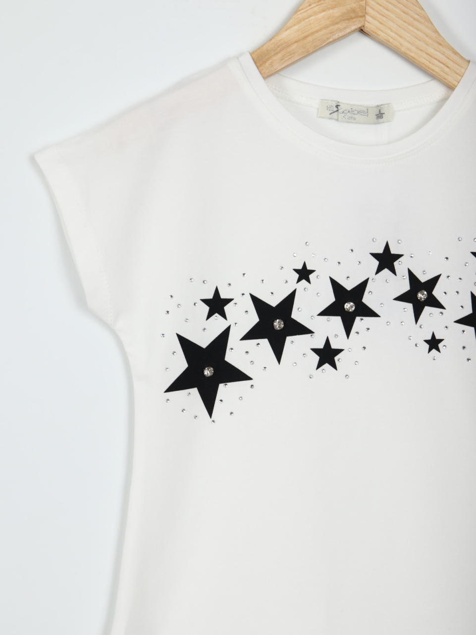 Kız Çocuk Tişort 5-9 Yaş 35950 Beyaz - 2