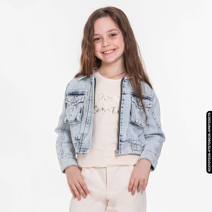Kız Mila Tshirt 4-8 Yaş 34540 Ktst09035 - 3