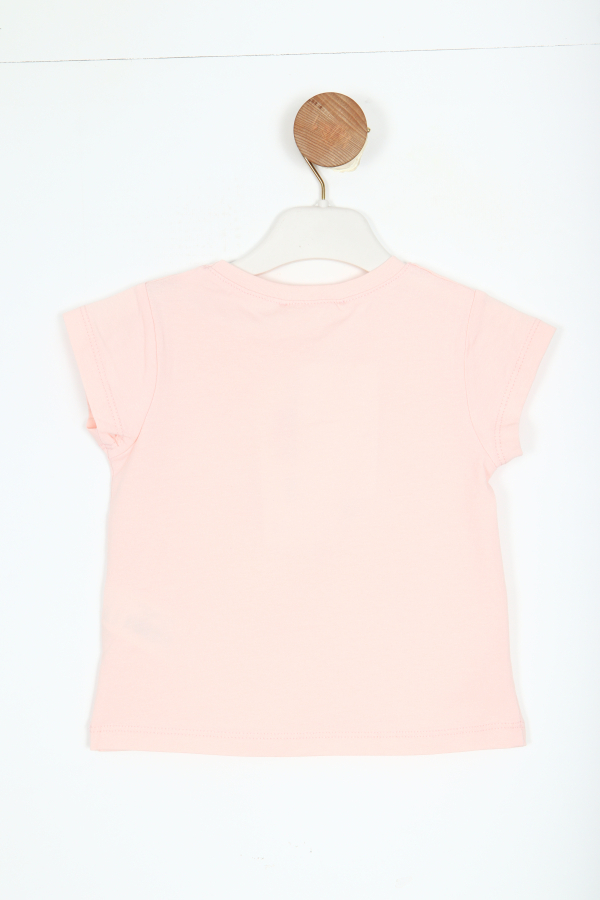 Kız Çocuk Tişort 9Ay-4 Yaş 38635 Pembe - 3