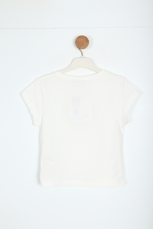 Kız Çocuk Tişort 10-16 Yaş 38800 Ekru - 3