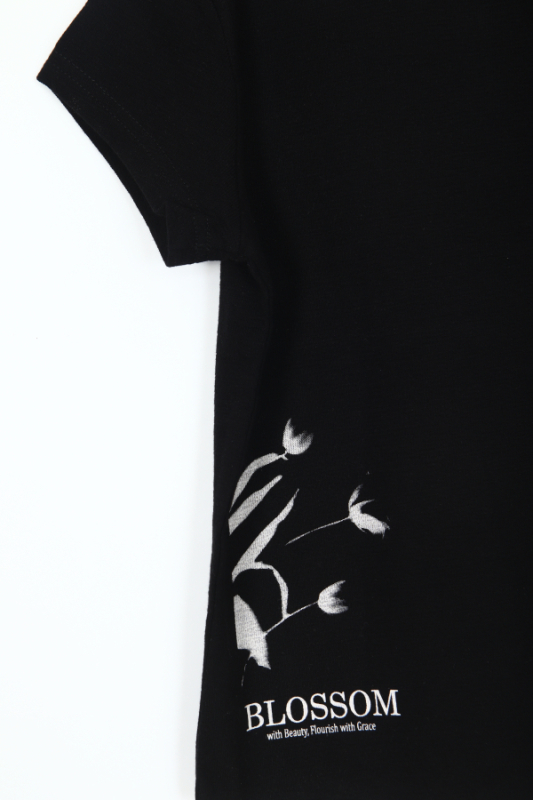 Kız Çocuk Tişört 8-14 Yaş 38404 Siyah - 2