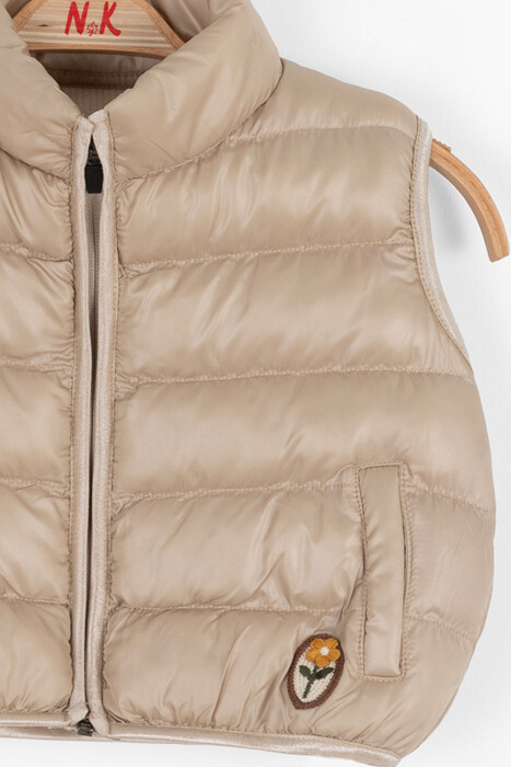 Kız Çocuk Yelek 9aY-4 Yaş 37615 Krem - 3