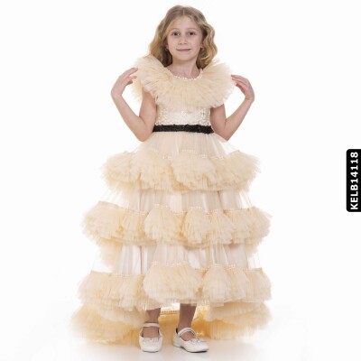 Kız Elbise 3-7 Yaş 745 Kelb14118 - xo kids