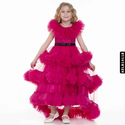Kız Elbise 3-7 Yaş 745 Kelb14118 - xo kids