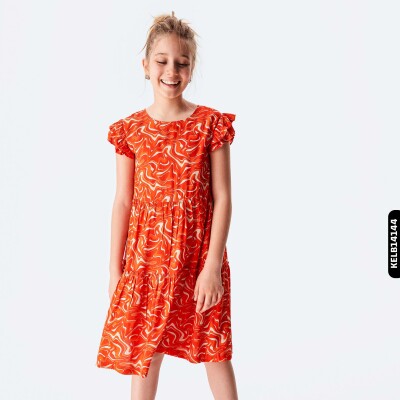 Kız Elbise 8-14 Yaş 74303 Kelb14144 - xo kids