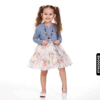 Kız Elbise Takım 3-7 Yaş 2087 Ktke00048 - xo kids