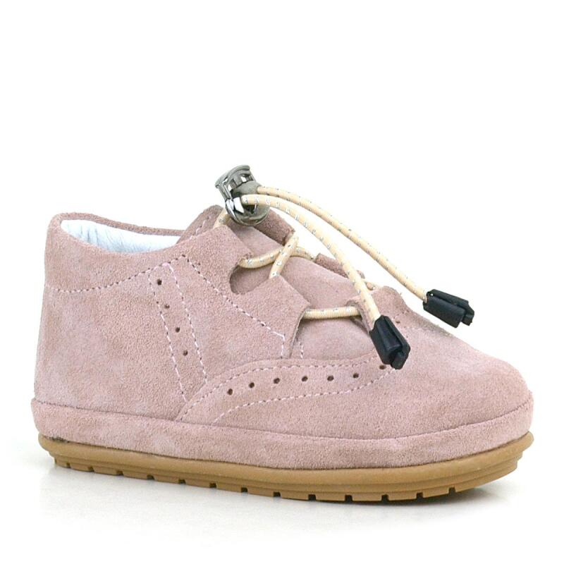 Rakerplus Hakiki Deri Pembe Anatomik İlk Adım Kız Bebek Ayakkabı - Rakerplus