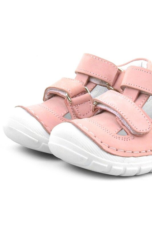 Rakerplus Ruby Hakiki Deri Pembe Yazlık İlk Adım Ayakkabısı - 6