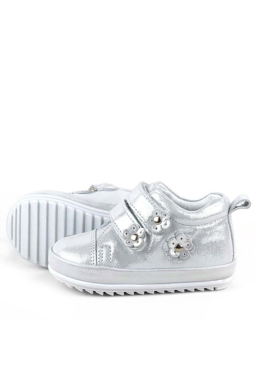 Rakerplus Limpo Hakiki Deri Gümüş Anatomik Kız Bebek İlk Adım Ayakkabısı - 7