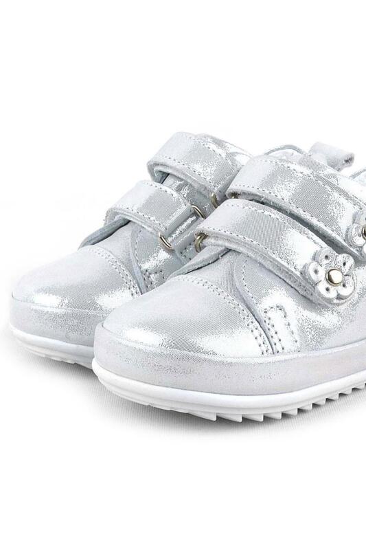Rakerplus Limpo Hakiki Deri Gümüş Anatomik Kız Bebek İlk Adım Ayakkabısı - 8