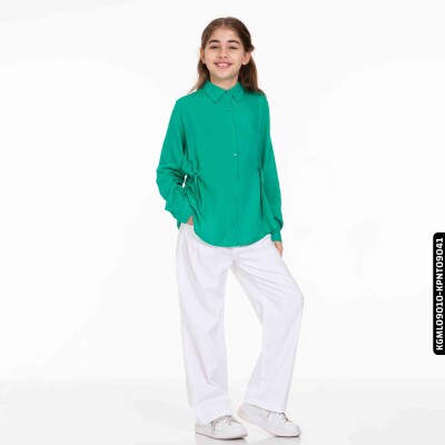 Kız Zümrüt Gömlek 8-14 34374 Kgml09010 - xo kids