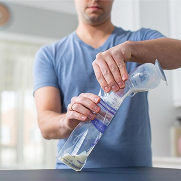 أكياس تخزين حليب الثدي من لانسينوه، 50 قطعة - 5