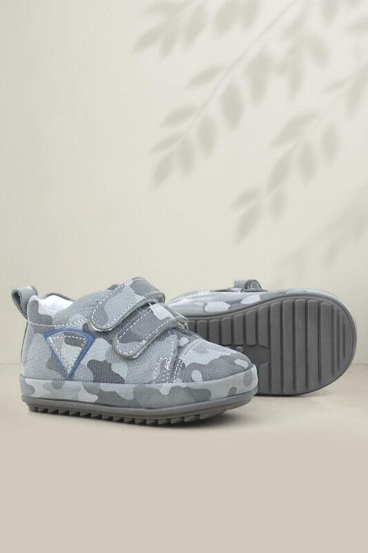 Rakerplus Scrat Genuine Leather Grey First Steps Shoes - Rakerplus