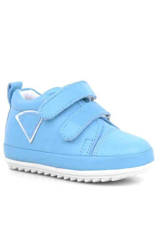 Rakerplus Scrat Genuine Leather Blue White First Steps Shoes - 2