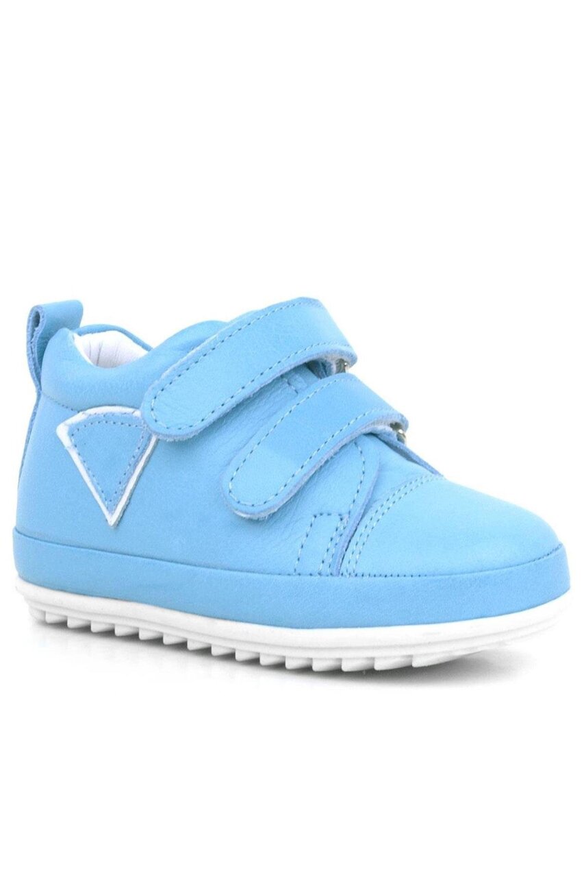 Rakerplus Scrat Genuine Leather Blue White First Steps Shoes - 2